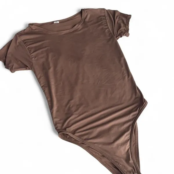 Forever-21 Women's Brown Bodysuit - Image 2