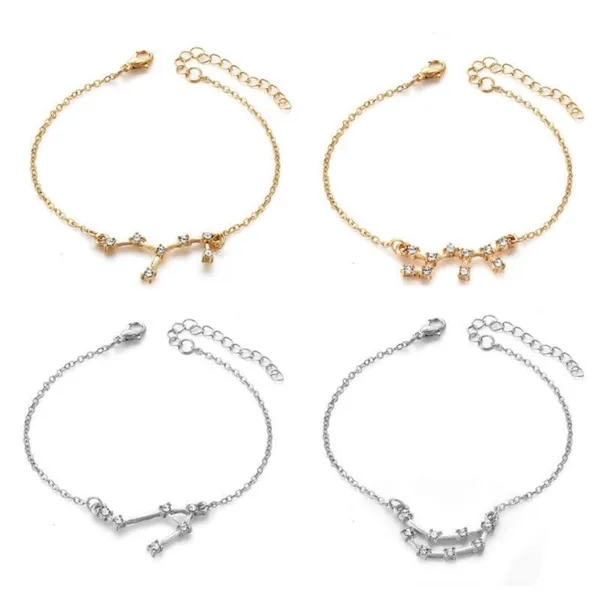 NEW Scorpio Gold‎ Crystal Constellation Necklace Gold - Image 4