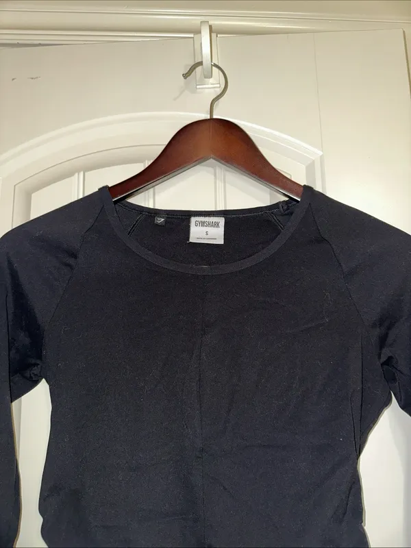 Gymshark Whitney Simmons Longsleeve Open Back Crop Top S - Image 2