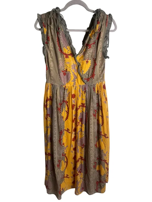 Anthropologie Let Me Be Beaded Maxi Dress XS - Image 4