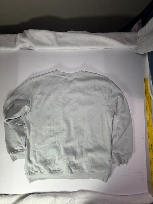 Light Mint Crewneck Sweater with Embellished Fruit & Snowflake Motifs - Image 7