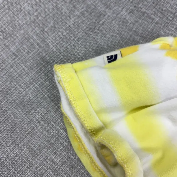 The North Face Dress Womens S Yellow Tie Dye Sweetheart Strappy Smocked Ruffle - Image 7