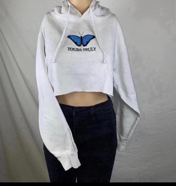 Butterfly hoodie White Size M - Image 4