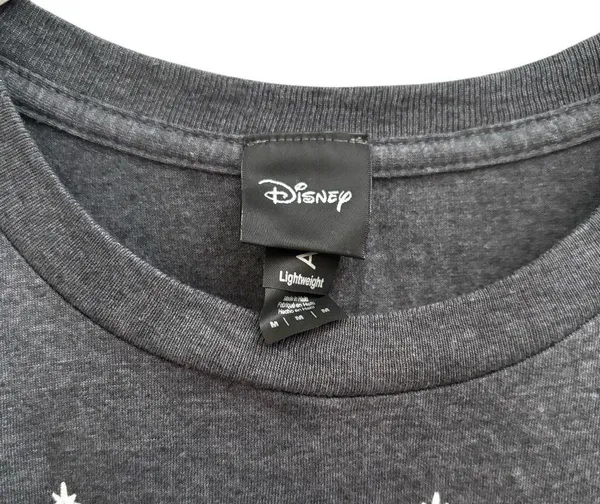 Disney never land Peter Pan cotton blend gray graphic oversize tee - Image 4