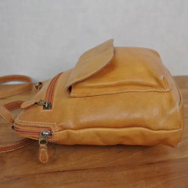 Chaos Leather Collection Small Leather Crossbody Purse - Image 5