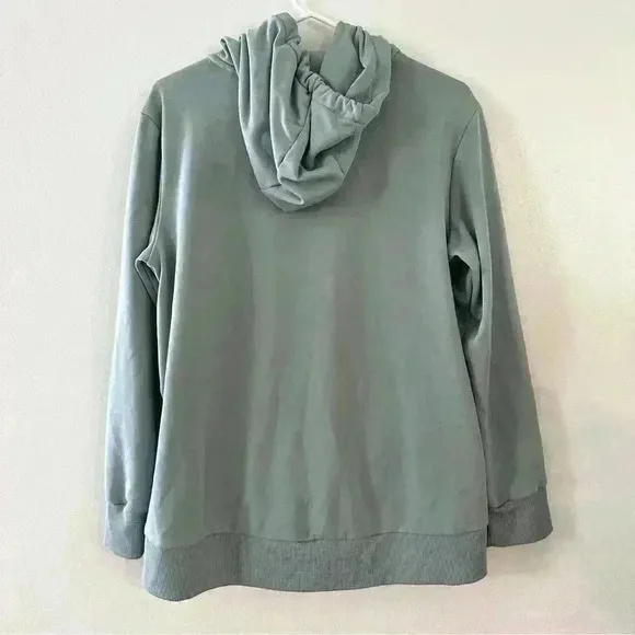 Mondetta Women's Ottoman Hoodie Pullover Green‎ Size Medium - Image 6