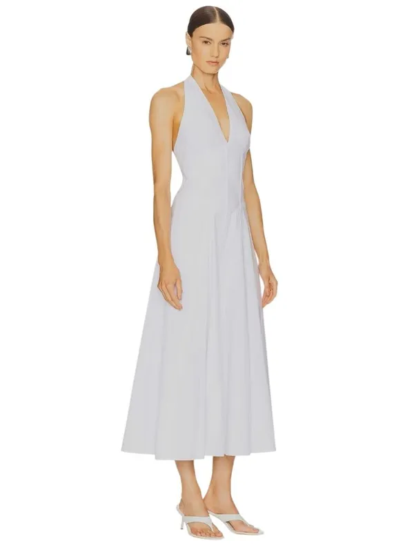 SNDYS Talassa Maxi Dress in White XXLarge Womens Long Summer Gown - Image 3