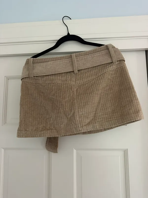 Isabelle’s Cabinet Tan Corduroy Skirt - Image 6