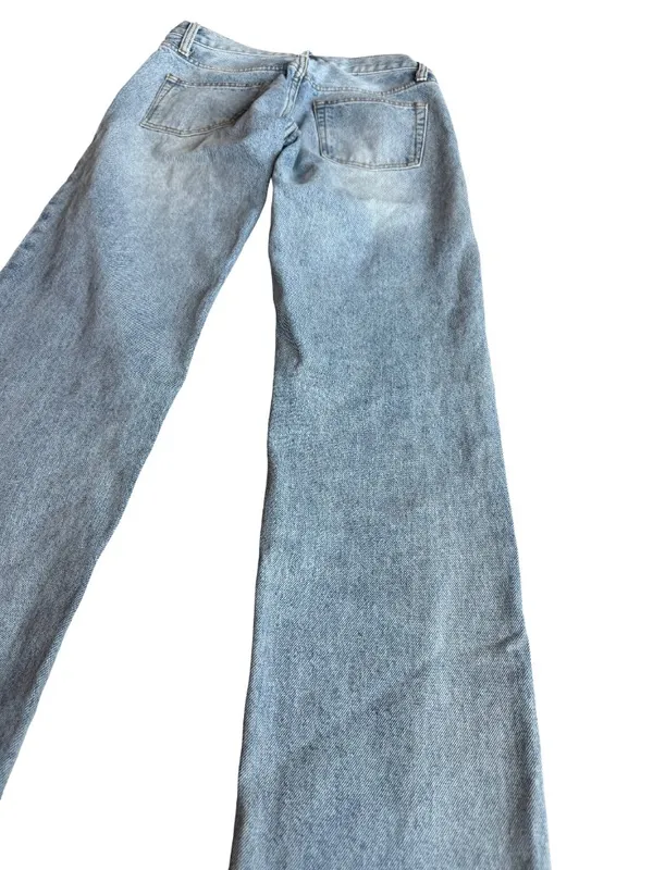John Galt Light Wash Denim Jeans Straight Fit Classic Casual Size Small Women's - Image 12