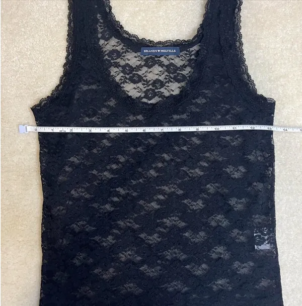 Brandy Melville Lace Tank - Image 3