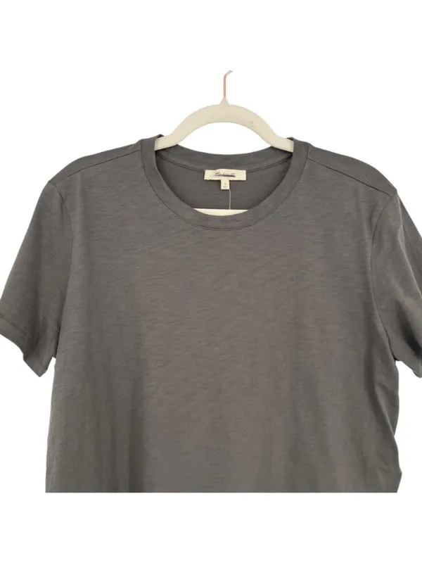 Madewell Womens Gray Cotton Short Sleeve T-Shirt Size Medium NWT - Image 2
