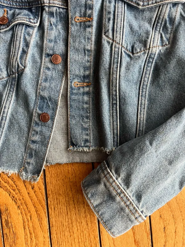 PINK Victoria's Secret Denim Jacket - Image 6