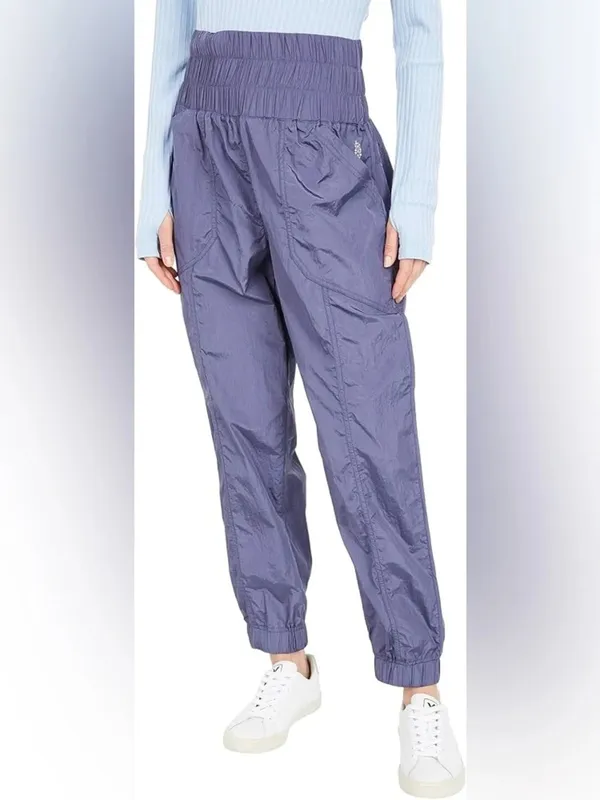 Free People FP Movement The Way Home Joggers in a high-rise purple size medium - Image 2