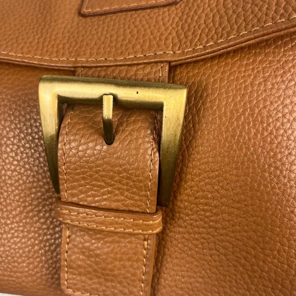 LENE Large Brown Leather and suede Hobo Bag/Shoulder Bag - Image 4