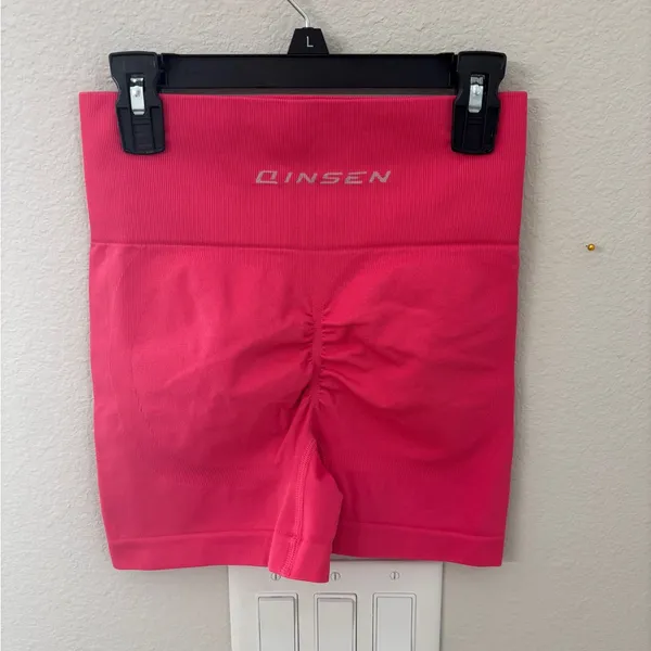 Marshalls Pink Bike Shorts Stretchy Athletic Wear - Image 2