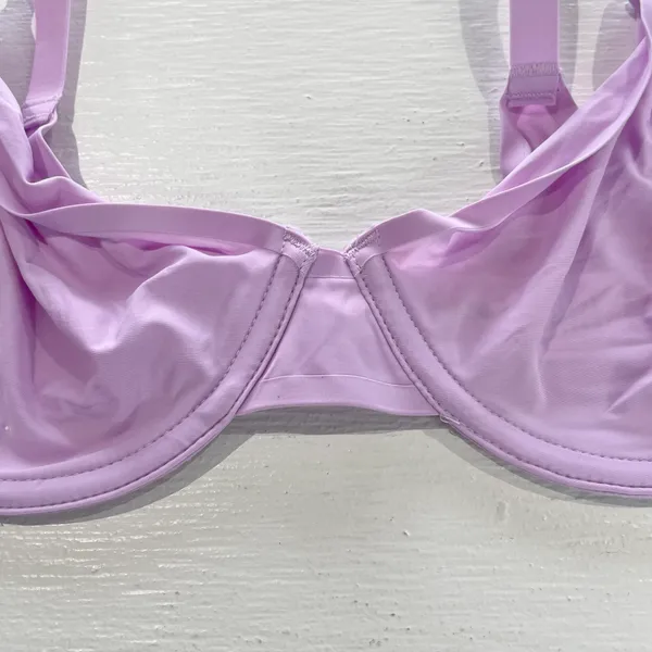 Aerie New SMOOTHEZ Microfiber Underwire Unlined Bra Lavender Lake Size 36C - Image 8