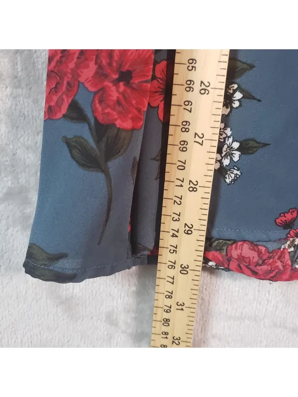 Torrid Sleeveless Floral Tank Top Blue Red White Plus Size 2 - Image 6