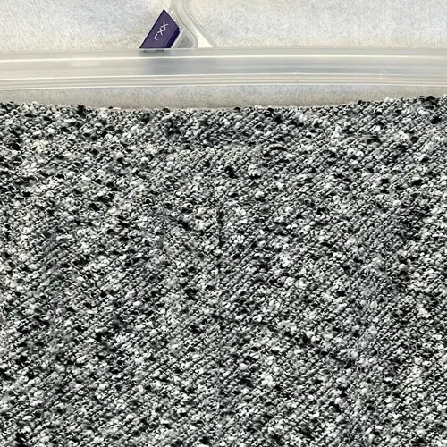 LOU GREY for LOFT Skirt Medium Black White Gray Tweed Pencil Mini‎ Drawstring - Image 11