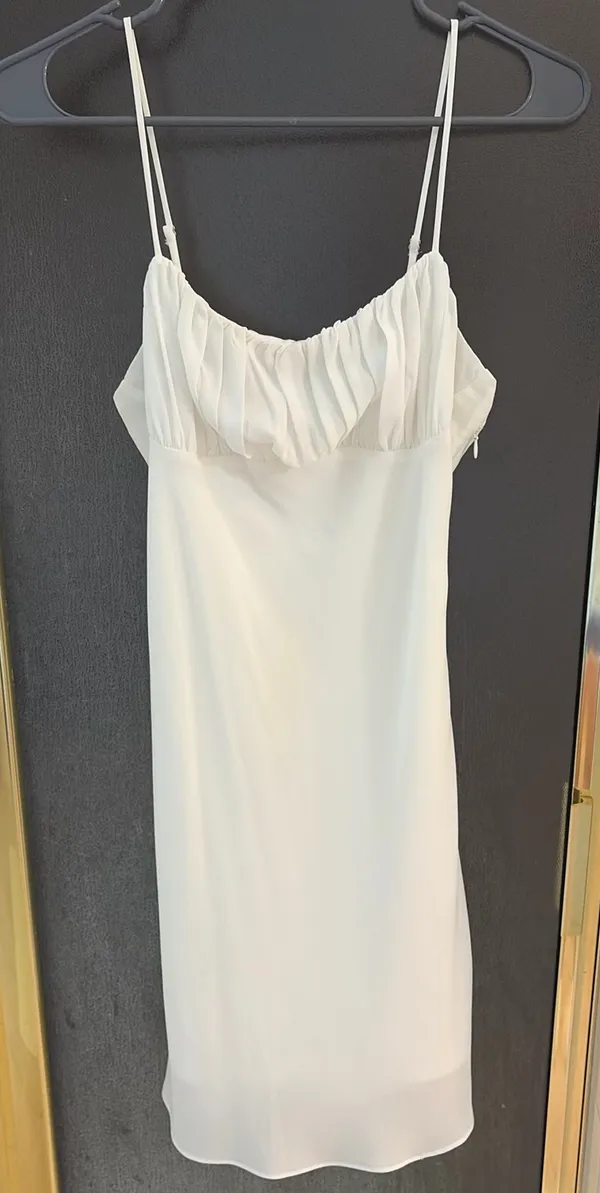 Cotton Candy LA White Dress M  - Image 2