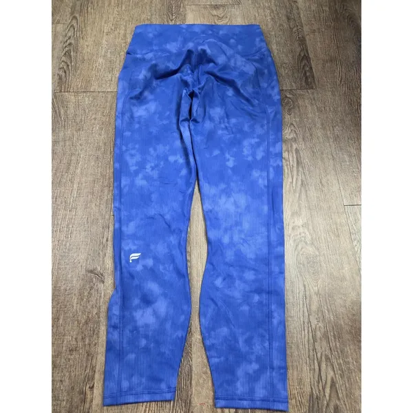 Fabletics NWT Define PowerHold High-Waisted 7/8 Legging Admiral Blue Solar Dye M - Image 6