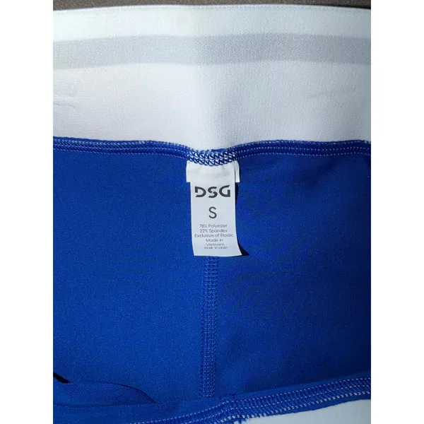 DSG Womens 3" Core Compression Shorts Royal Blue White Mid-Rise Small DAW15604N - Image 5