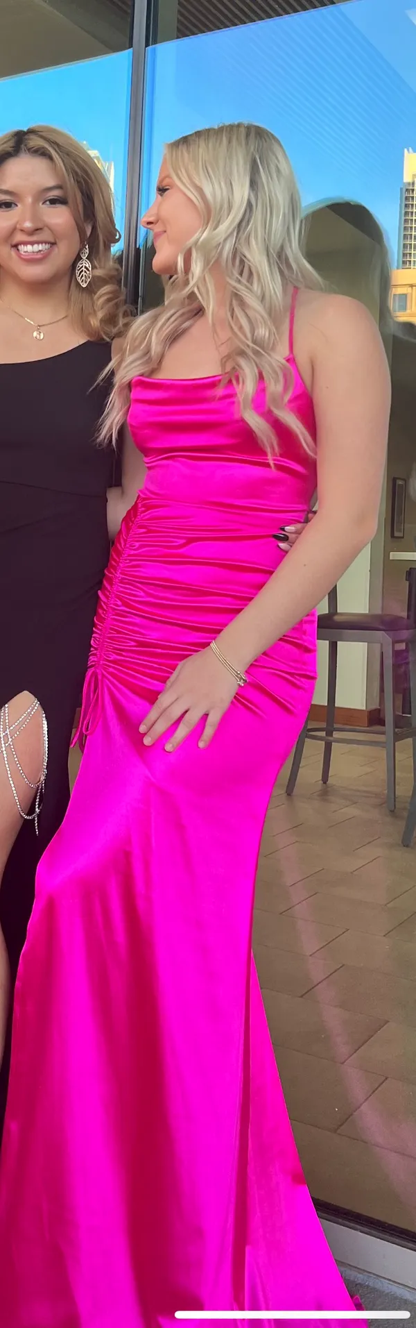 Windsor Hot Pink Formal Dress - Image 2