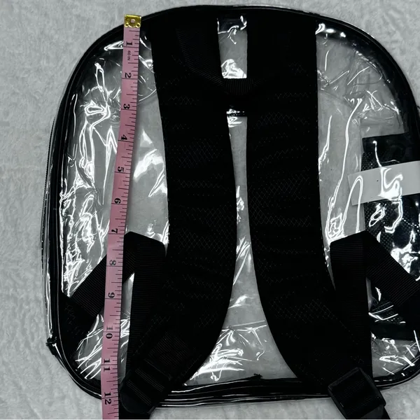 NWT 12x12 clear stadium approved backpack Black - Image 3