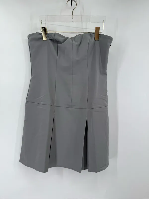 Abercrombie & Fitch Strapless Pleated Skort size large tall NWOT - Image 3