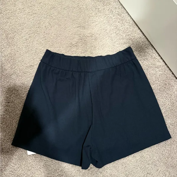 CRZ YOGA Comfy Ribbed Sweat Shorts - Image 3