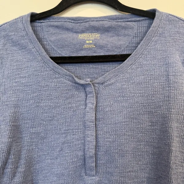 Pendleton Henley Long Sleeve Top - Image 2