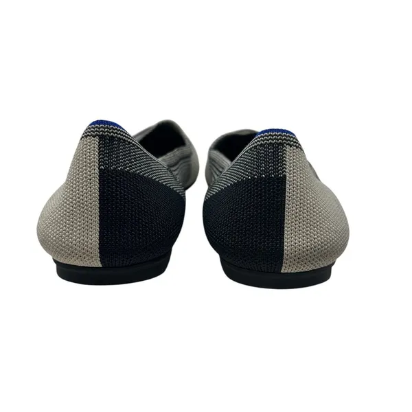 Rothy's The Flat Captoe Black‎ White Plaid Check Retired Ballerina Size 10 - Image 6
