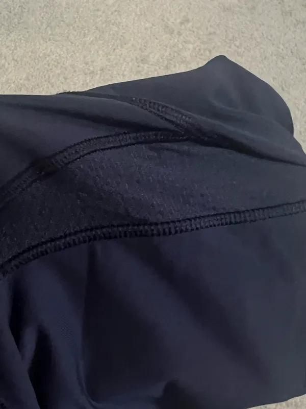Lululemon Navy Blue Leggings with Mesh Detail - Image 5