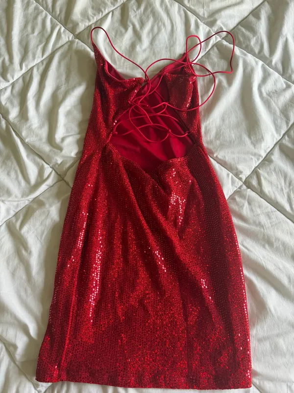 Red mini dress Size XS - Image 2