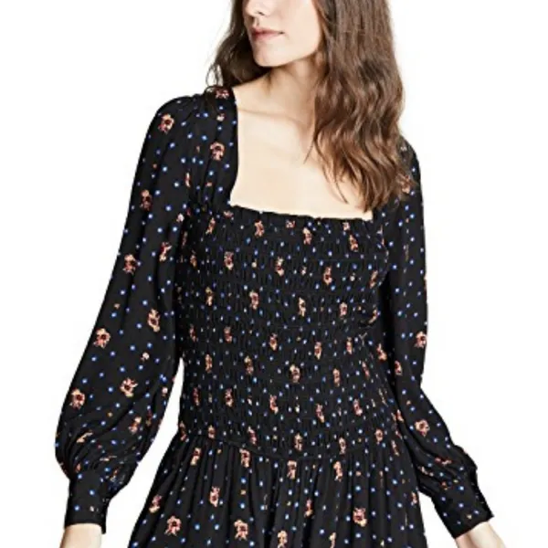 NWT Free People Two Faces Mini Dress Black SZ-S - Image 3