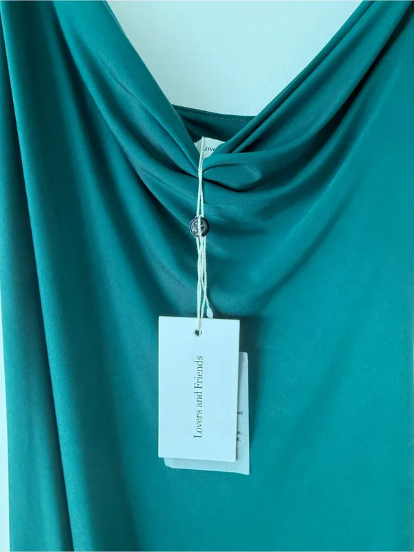 Lovers and Friends Odessa Gown in Emerald Green Size M- NWT - Image 4