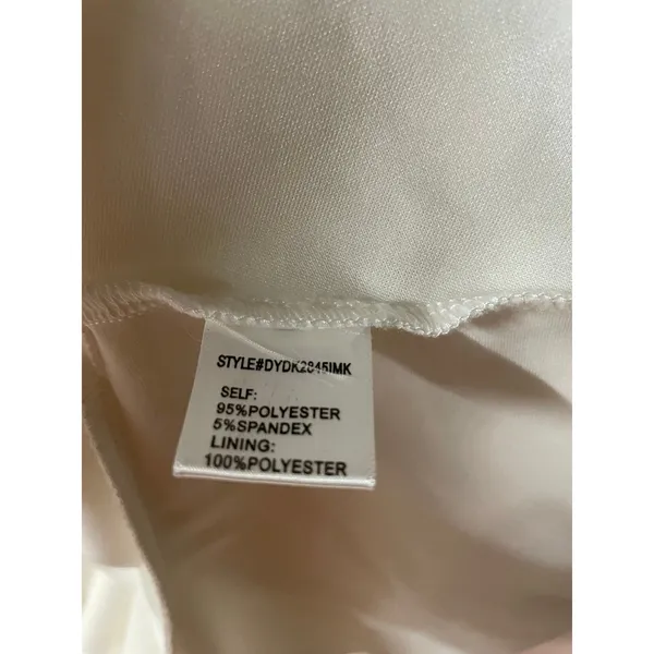 Altar’d State White/Cream Ruffled Mini Dress Size L - Image 9
