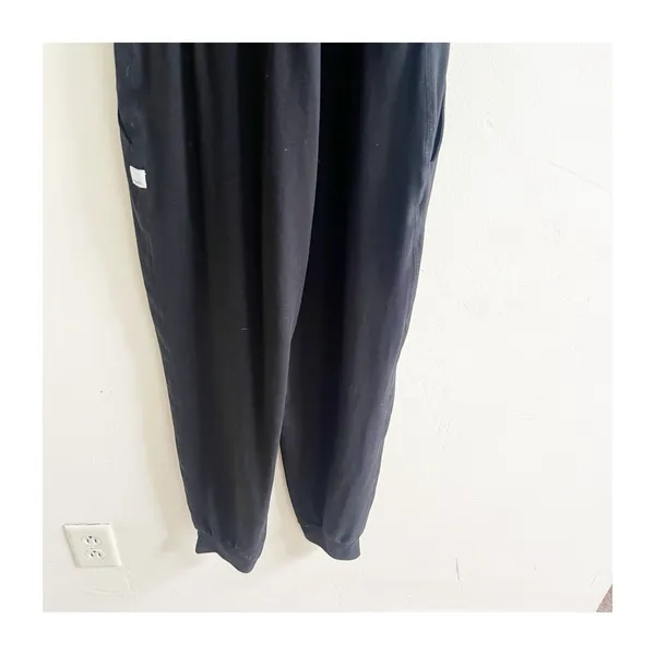 Vuori Lux Luna Workout Racerback Athletic Lounge Jogger Jumpsuit Black Medium - Image 9