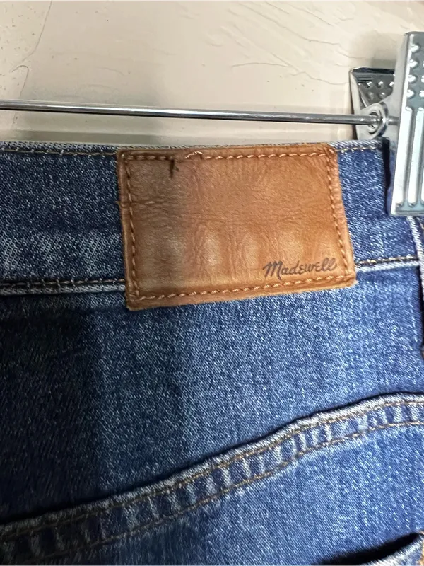 Madewell High‎ Rise Wide Leg Crop Denim Jeans - Image 10