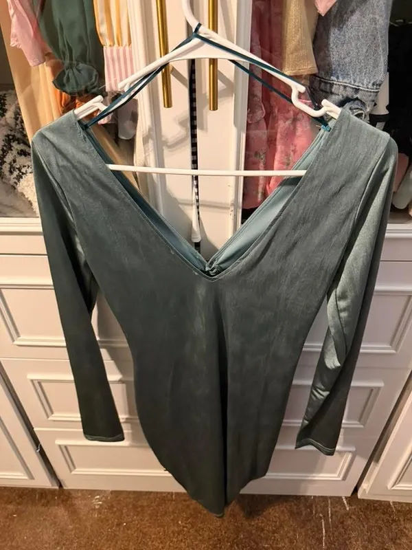 Boutique Teal Dress - Image 2