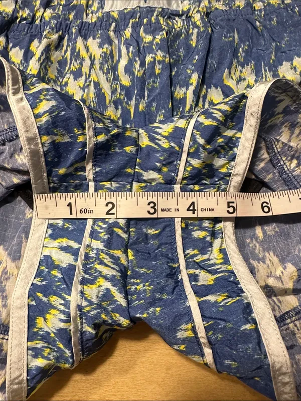 FP Movement by Free People Varsity Blue Printed Shorts Sz XS - Image 12