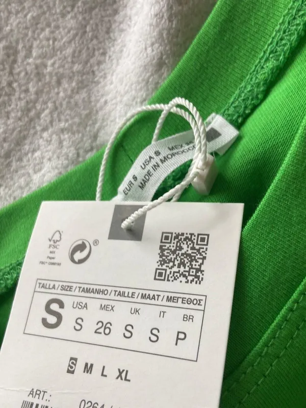 ZARA balloon shoulder top. S - Image 3