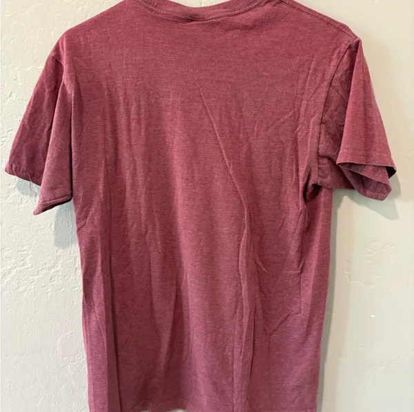 Volcom Burgundy Red Short Sleeve T-Shirt - Image 7