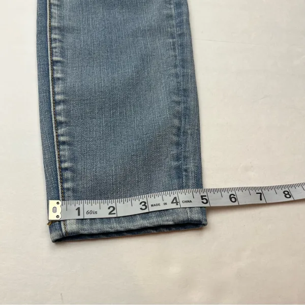 Anthropologie Pilcro Size 28‎ High Waisted Blue Denim Jean Snap Zip Closure - Image 11