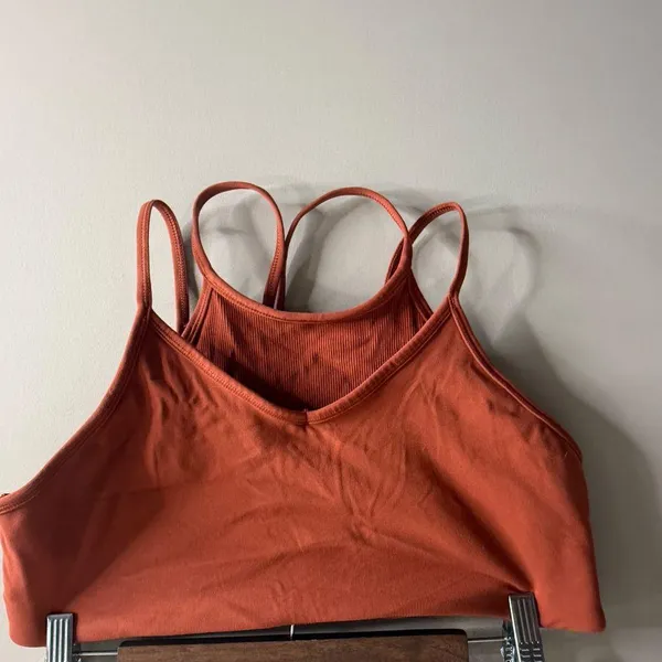 Nike Rust Orange Strappy Crop Top 2xl - Image 8