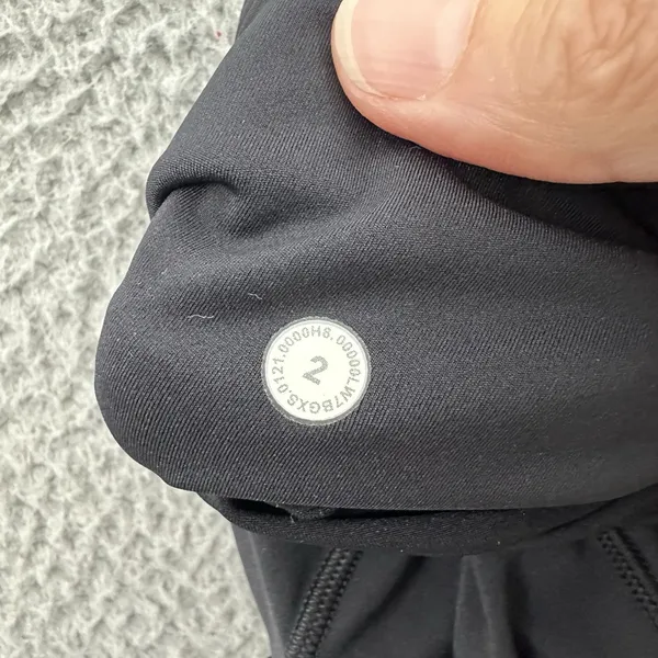 Lululemon Fast Free Shorts 8" Non‎ Reflective Black Athletic Biker Women's 2 - Image 4