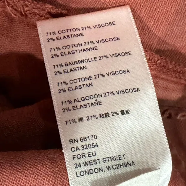 Anthropologie Red Cargo Relaxed Pants Women’s 0 - Image 4