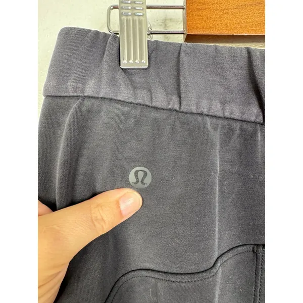 Lululemon Softstreme Relaxed High-Rise Pant Black Joggers Size 10 LW5DP7S - Image 5