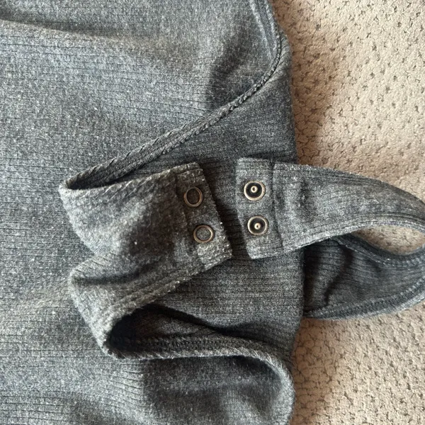 American Eagle Outfitters Square Neck Ribbed Tank Bodysuit - M - Image 3
