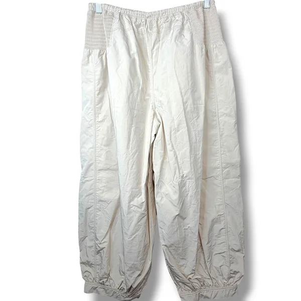 Free People Movement NWOT Bamboo Taupe Sweet Life Utility Parachute Pants XS - Image 5