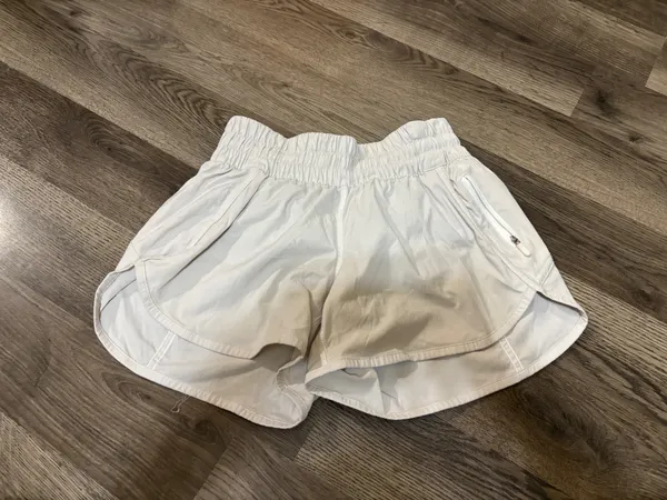 Lululemon White Athletic Shorts - Image 3